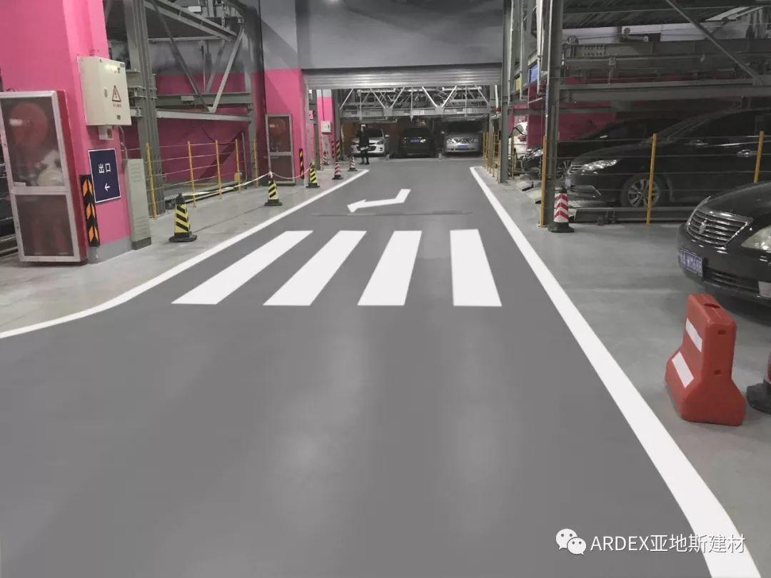 體驗升級！本色水泥基自流平系統(tǒng)重塑2萬平地下車庫，不僅僅是感官