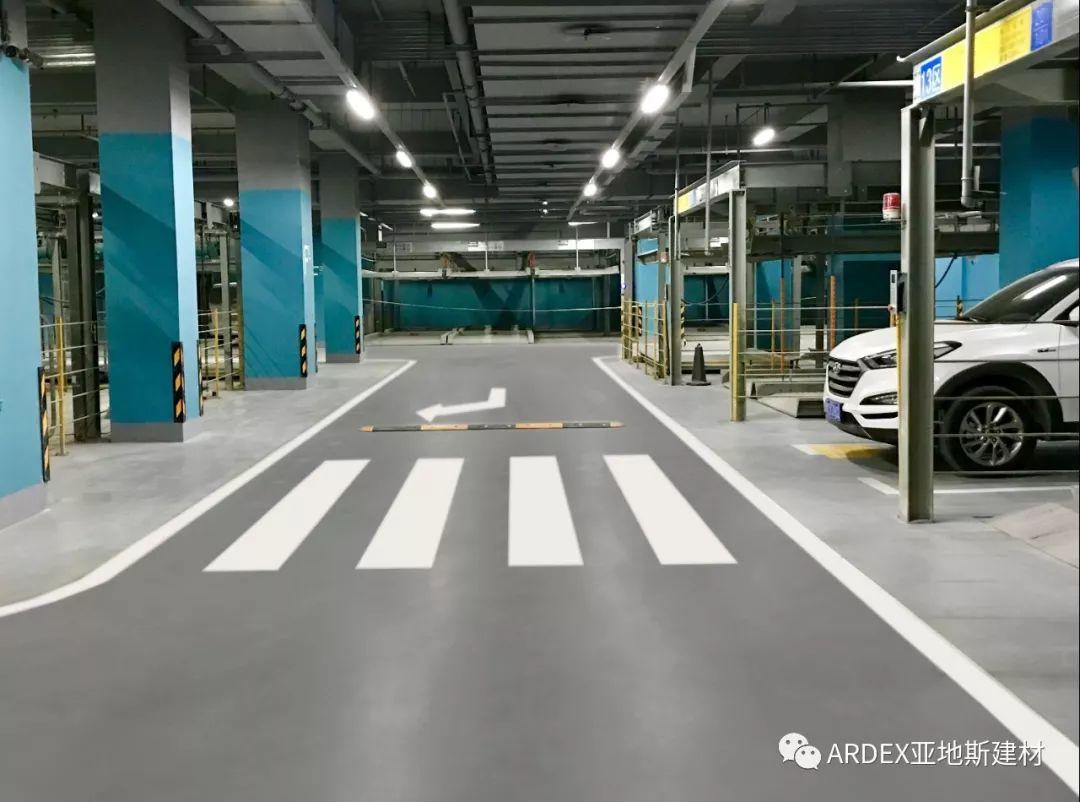 體驗升級！本色水泥基自流平系統(tǒng)重塑2萬平地下車庫，不僅僅是感官